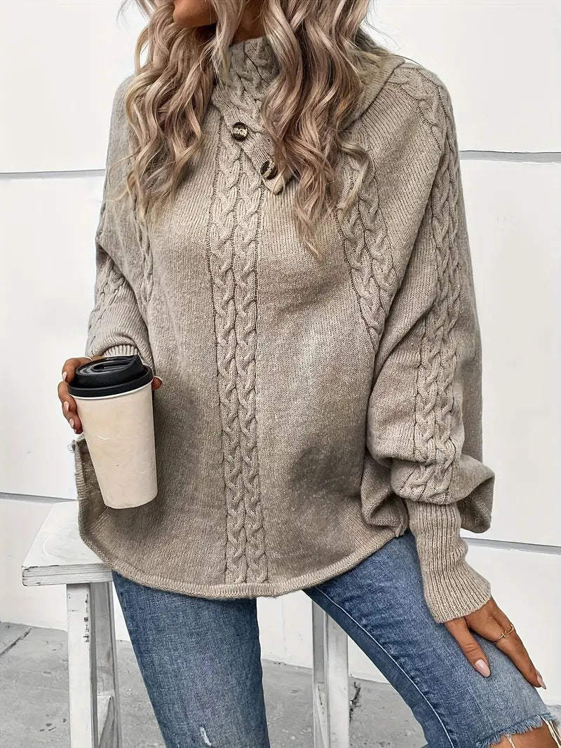 Talbot | Cozy Knit Button Sweater