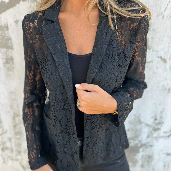 Anessa | Full Lace and Mesh Blazer
