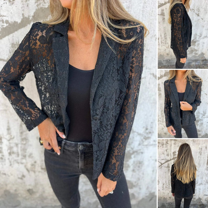 Anessa | Full Lace and Mesh Blazer