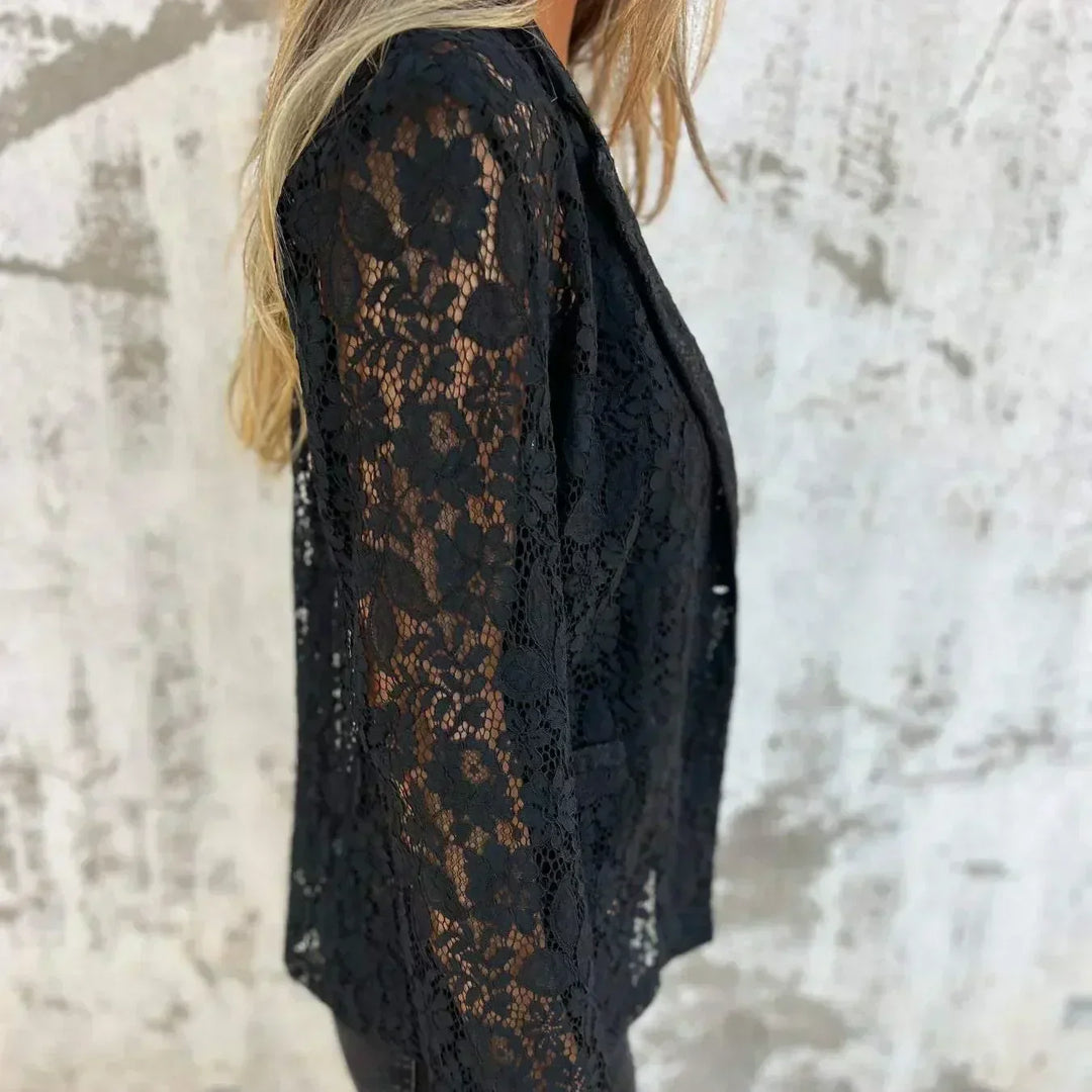 Anessa | Full Lace and Mesh Blazer