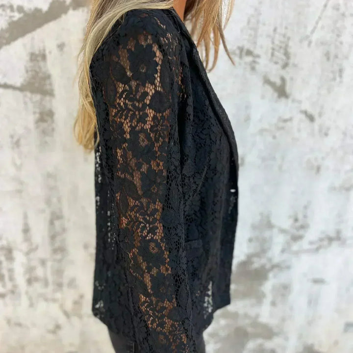 Anessa | Full Lace and Mesh Blazer